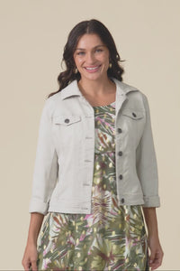 Danielle Stone Stretch Jean Jacket,Video