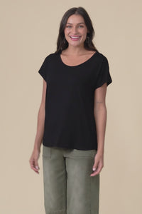 Eadie Black Bamboo Top,Video