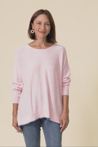 Nick Blush Organic Cotton Knit Jumper