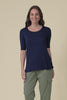 Nicky Navy Half Sleeve Top,Video