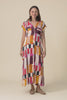 Portia Red Geo Tie Dress,Video