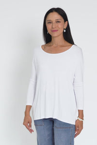 White Milan 3/4 Sleeve Top,Video