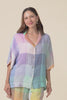 Noemi Multi Check Linen Shirt,video