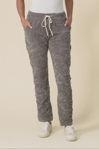 Soleil Taupe Drawstring Pants,Video