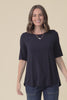 Buttery Navy Half Sleeve Top,Video