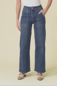 Orwell Blue Straight Leg Jeans,Video
