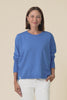 Divine Cobalt Cotton Crew Sweatshirt,Video