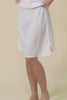 White Cotton Slip Skirt,Video