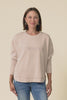 Simplified Oat Cotton Crewneck Sweatshirt,Video