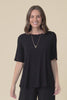 Buttery Black Half Sleeve Top,Video