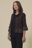 Dolores Chocolate Cotton Frill Jacket,Video
