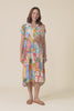 Chiya Blue Fruity Pocket Shirt Dress,Video