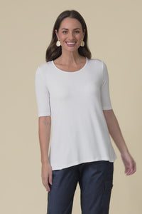 Nicky White Half Sleeve Top,Video