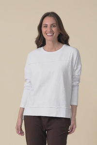 Jayne White Cotton Throw On Top,Video