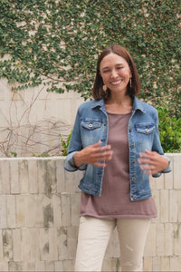 Camille Dark Denim Jacket,Video