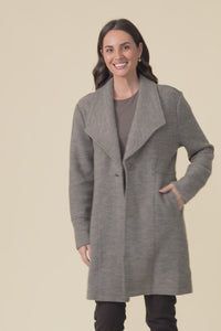 Raquel Taupe Wool Coat,Video