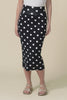 Black Spot Bamboo Maxi Tube Skirt,Video