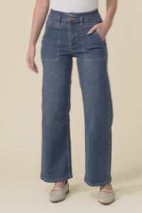 Orwell Mid Blue Straight Leg Jeans,Video