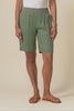 Aster Khaki Linen Shorts,Video