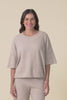 Finlay Taupe Cotton Oversized Tee,video