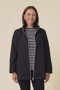Cora Black Zip Jacket,Video