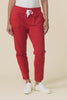Lobby Red Cotton Relaxed Sweatpants,Video