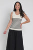 Amba Black Stripe Ribbed Tank,Video