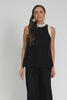 Kelley Black Trim Cotton Blend Tank,Video