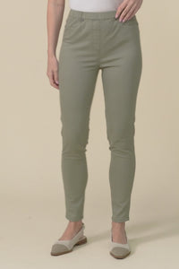 Reed Olive Stretch Cotton Pants,video