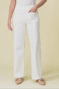 Carpenter Cream Stretch Jeans,Video