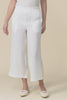 Mika White Linen Pocket Pants,Video