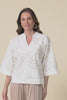 Alena White Blossom Cotton Top,Video