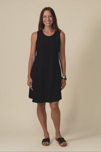 Roxanne Black Swing Dress,Video