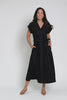 Patricia Black Cotton Blend Tie Dress,Video