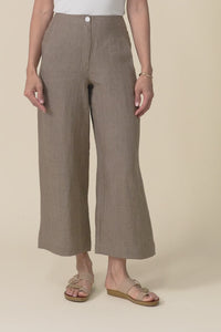 Persia Mocha Linen Pocket Pants,Video