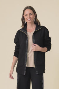 Sabi Black Zip Sweatshirt,Video