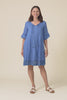 Cayman Blue Cotton Tunic Dress,video