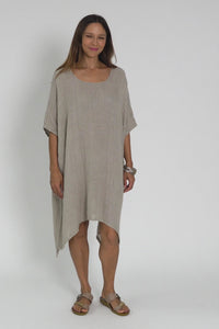 Belize Natural Linen Kaftan,Video
