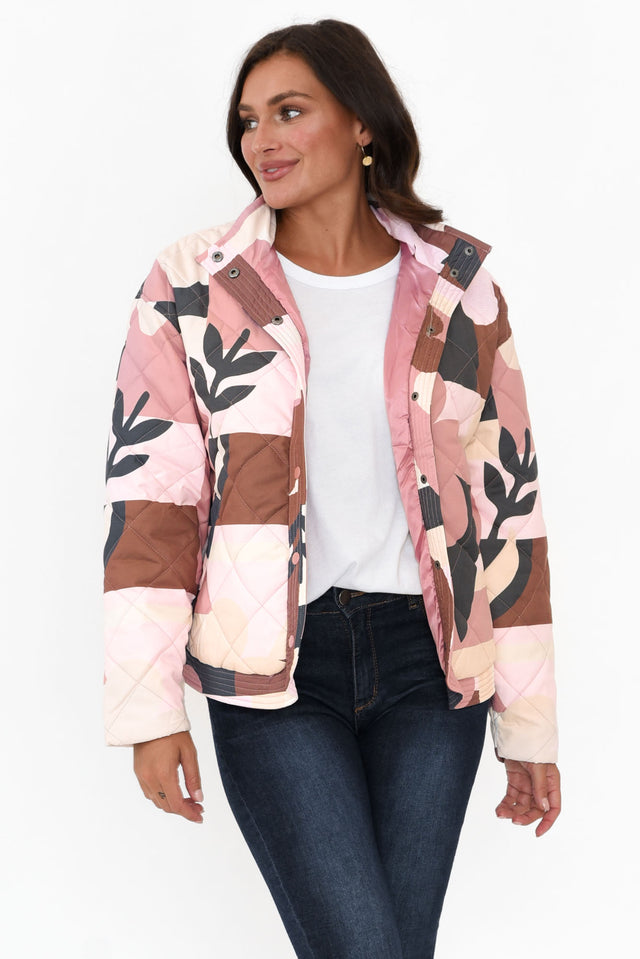 Abstraction Beige Jacket   thumbnail 1
