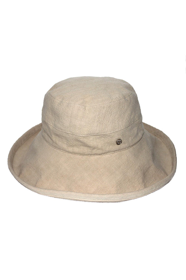 Avoca Natural Linen Bucket Hat image 4