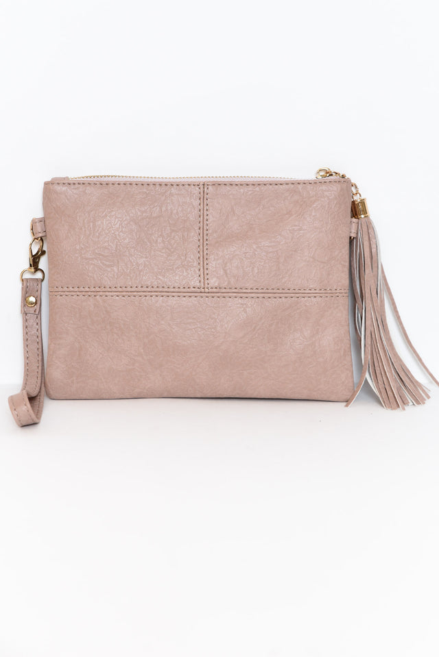 Brynn Blush Tassel Crossbody Bag image 1