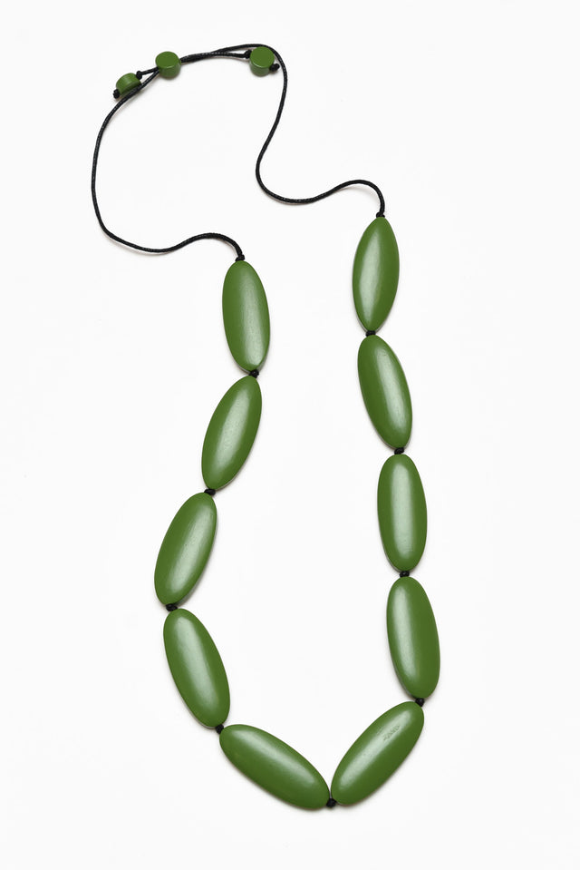 Bryony Green Beaded Necklace