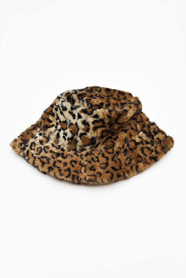 Charlie Leopard Faux Fur Hat