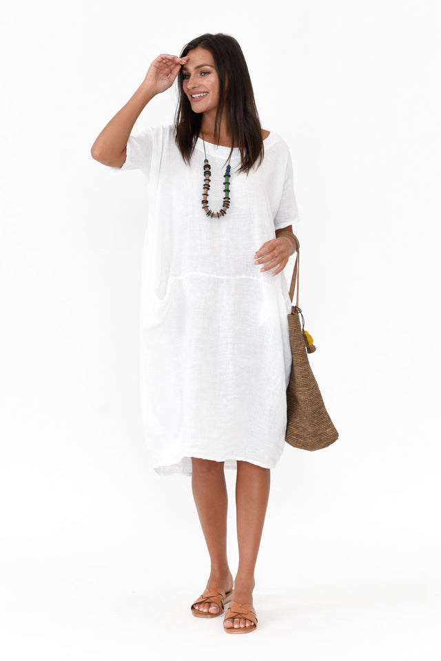 Talia Benson Italian Linen Capri Dress - The Corner Store Yamba