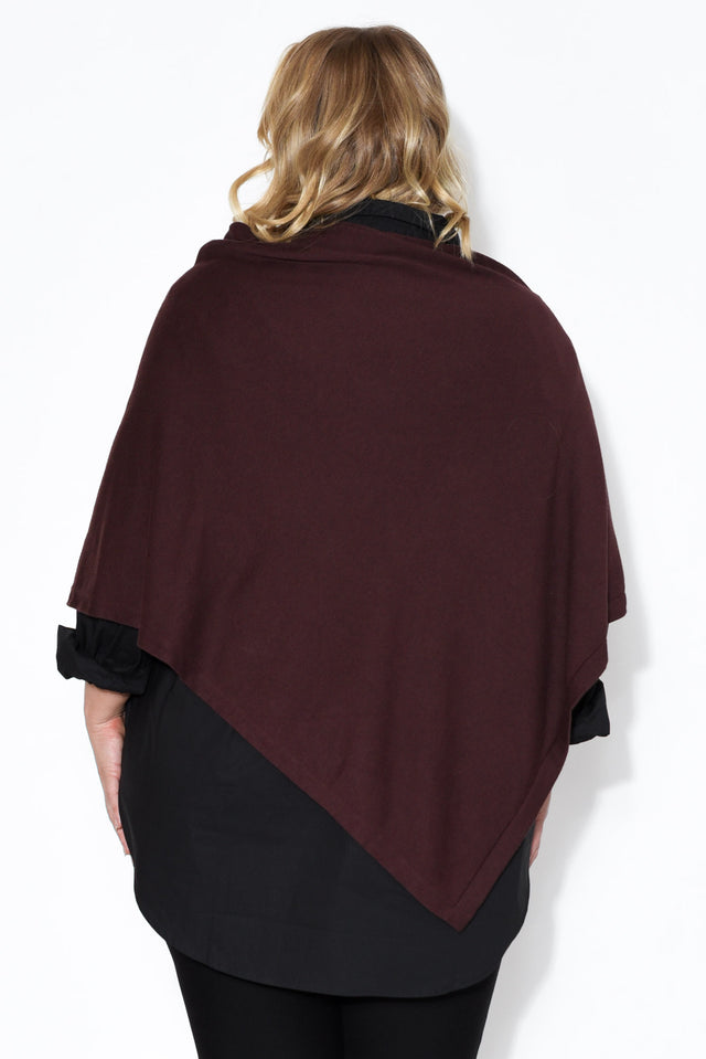 Gisele Brown Button Up Poncho