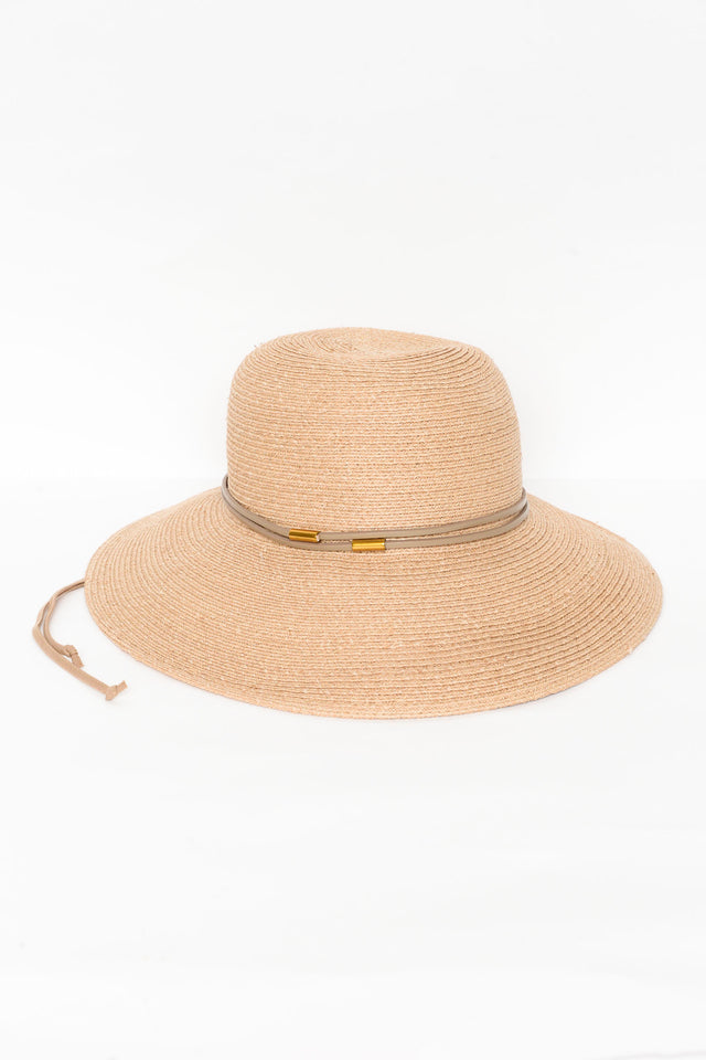 Hamilton Natural Raffia Wide Brim Hat