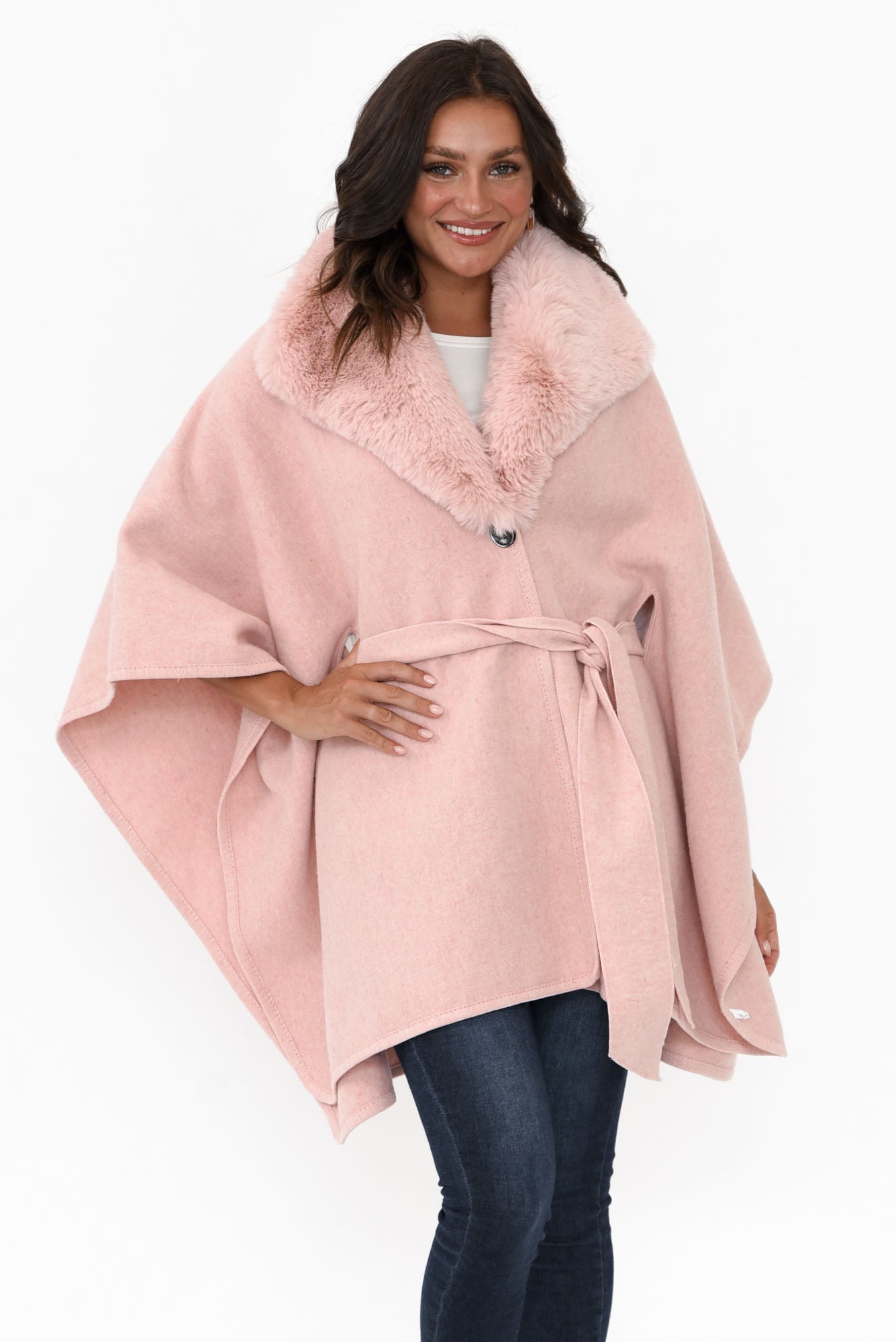 Plus size sale women's poncho coats