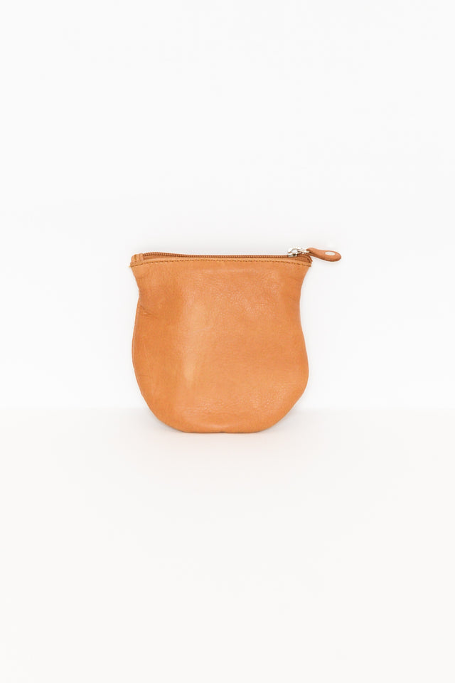 Lily Tan Leather Coin Purse