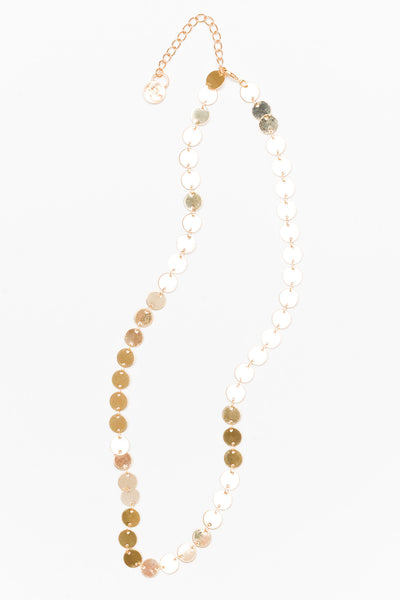 Meilani Gold Disc Necklace
