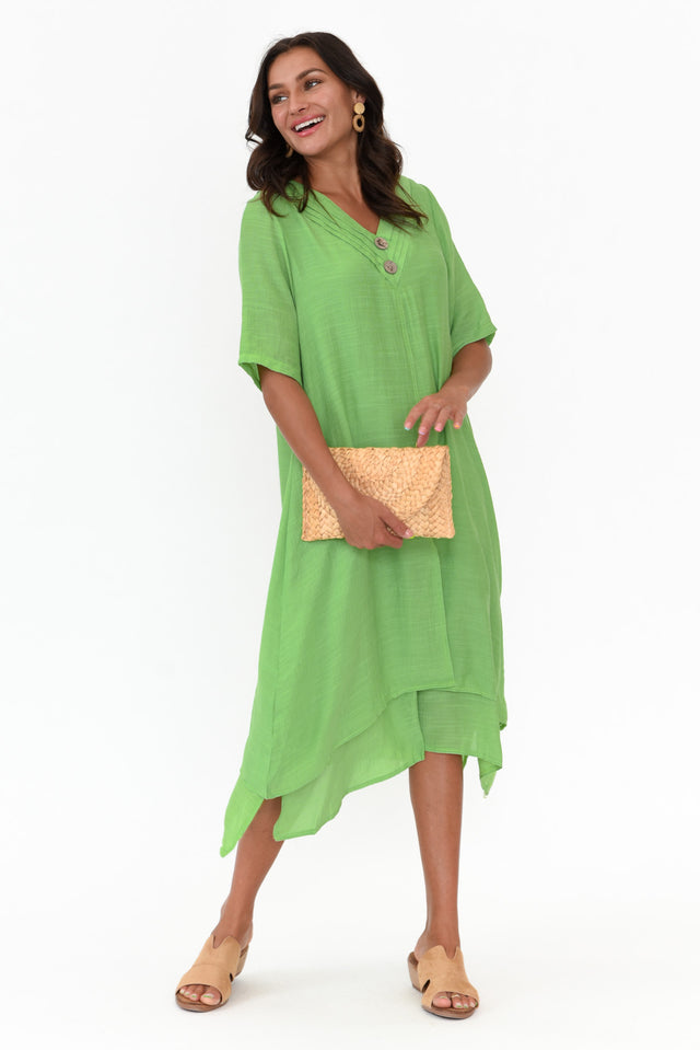 Nala Green Layers Dress   image 1